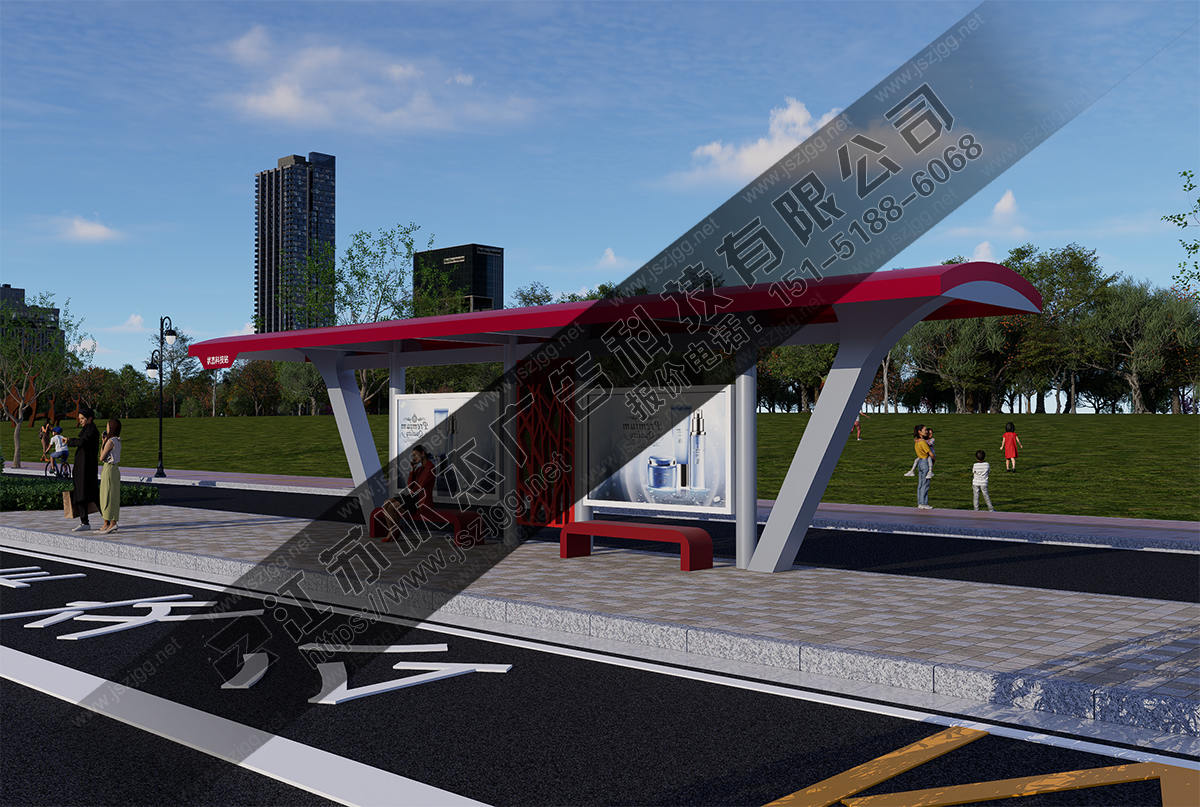 現代特色公交站臺