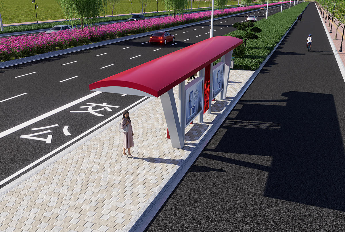 現代公交站臺定制