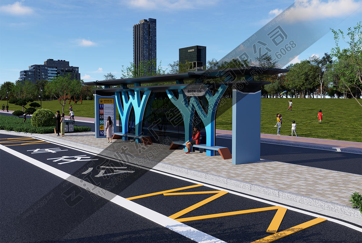 景區(qū)公交站臺定制